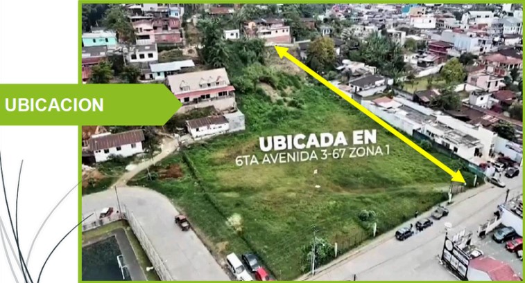 Terreno en Centro de Cobán - 5,562.67 m² - Ideal para Inversión y Desarrollo
